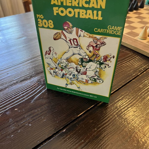 American Football MG-308 game for Emerson Arcadia 2001 used, full set