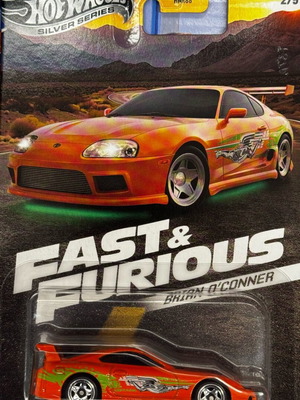 Toyota Supra Fast and Furious Hotwheels new, sealed box