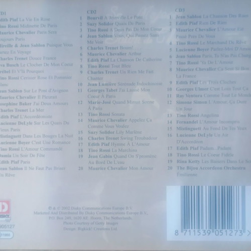 Paris at Night 3CDs box used, folk
