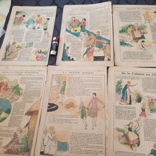 Lisette French magazines used, set of 6 from 1929