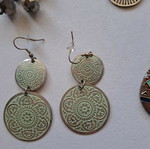 Faux bijoux earrings used, pack of 4 pairs