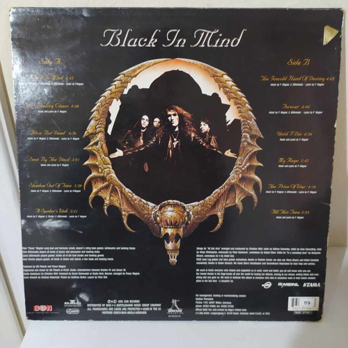 Rage Black In Mind LP used, metal