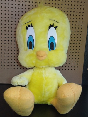Tweety Warner Bros vintage plush toy 1997-1999, large size