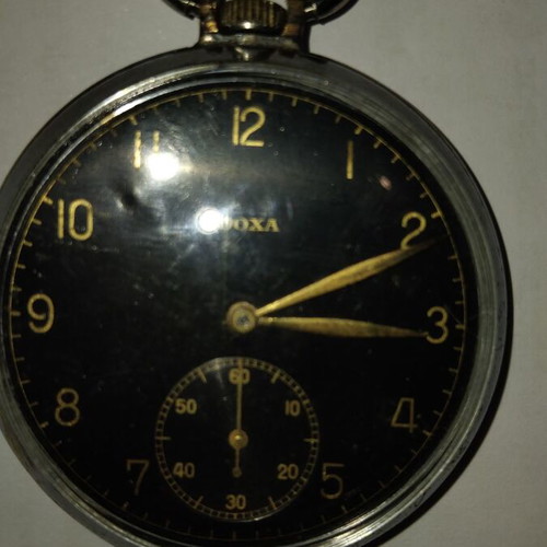 Doxa pocket watch with 17 jewels