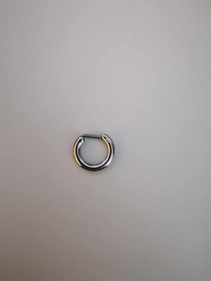Septum earring new 1.2x1.5 silver