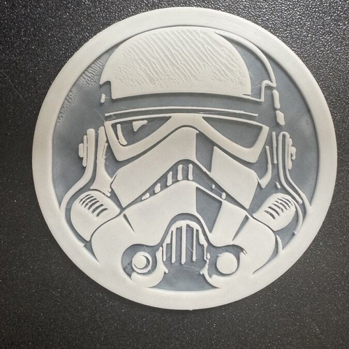 Star Wars Coasters 3D printed with PLA and anti-slip pads