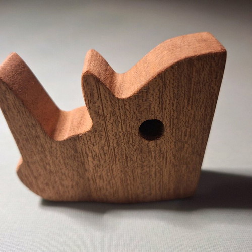 Wooden animal-shaped wall hooks new, elephant and rhinoceros