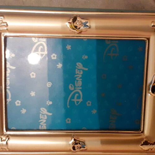 Disney silver photo frame like new with certificate 9x12 cm