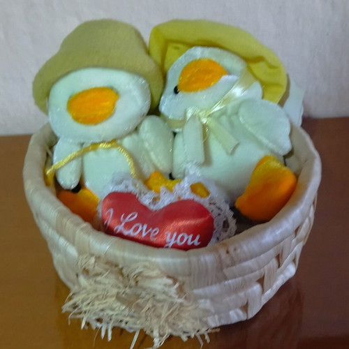 Plush ducks for Valentine's Day new