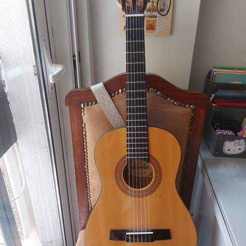 Hohner HC02 classical guitar used with case