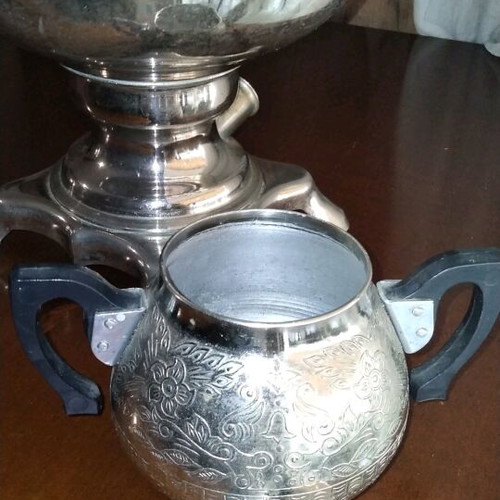 Soviet Tula Samovar 1975 like new with sugar bowl