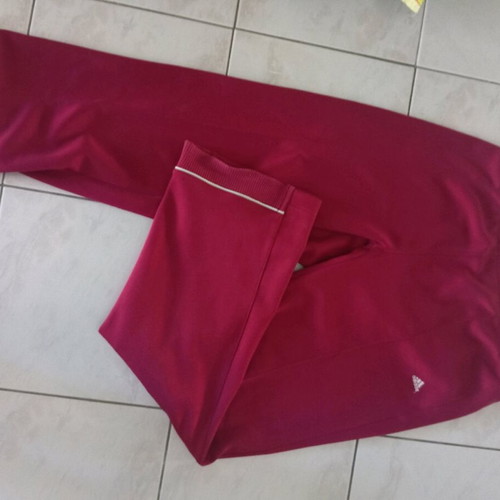 Adidas tracksuit used, burgundy, size M