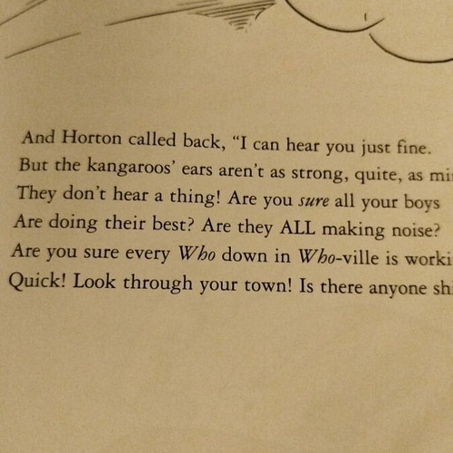 Horton Hears a Who book by Dr Seuss used, in English
