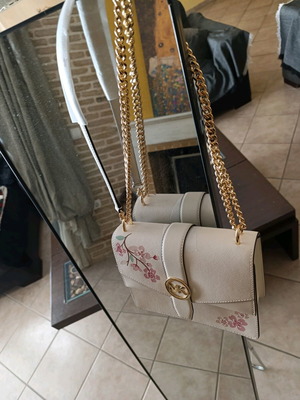 Michael Kors Greenwich limited edition crossbody bag new, beige pink