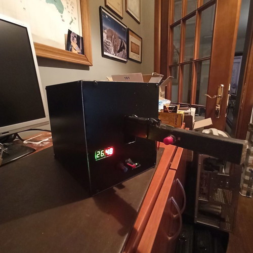 Battery tab spot welder used, homemade