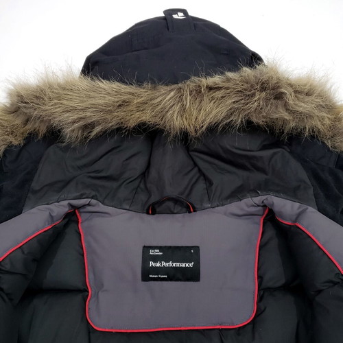 Peak Performance Hipe Down Parka black, like new, women's S