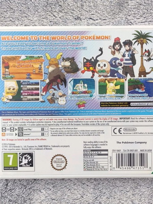 Pokemon Moon Nintendo 3DS μεταχειρισμένο με βιβλιαράκι