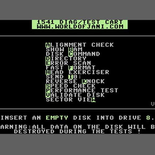 Commodore 1541 Diagnostic Cartridge new