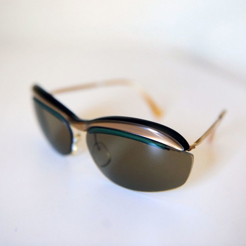 SOL-AMOR Vintage Sunglasses France 1960s Space Age Collectible
