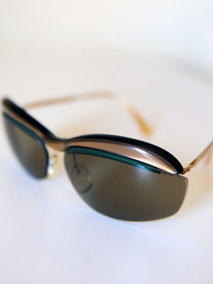 SOL-AMOR Vintage Sunglasses France 1960s Space Age Collectible