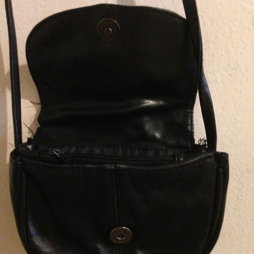 Vintage black crossbody bag used