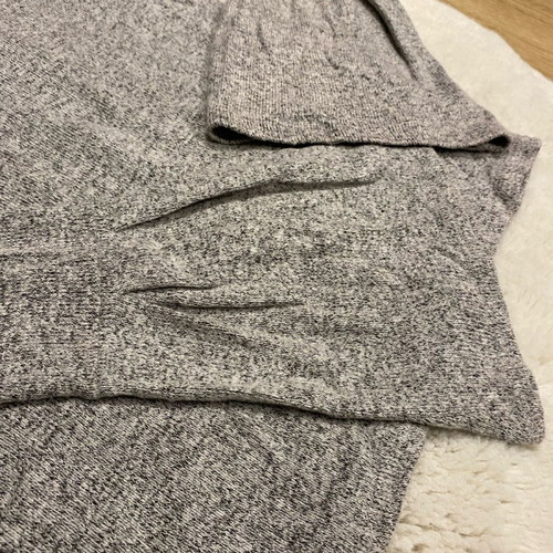 Bershka gray blouse size S used with wide sleeves and choker neck