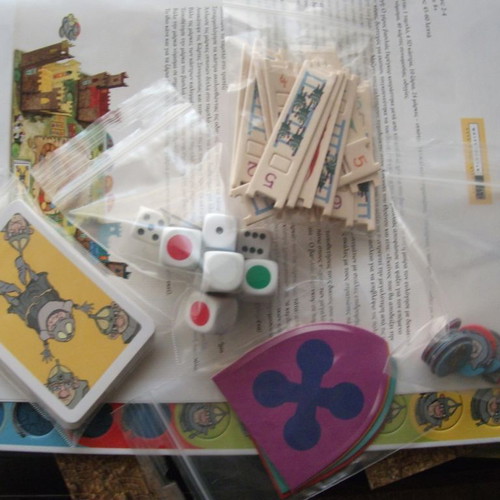 Raiders of the Castles board game like new, complete TREFL set