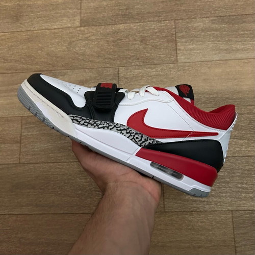 Jordan Legacy 312 Low Καινούργια Ανδρικά Sneakers Μέγεθος 44 Άσπρο Κόκκινο
