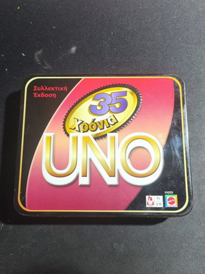 Uno 35 Years Collectible Edition in Metal Case like new