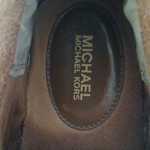 Michael Kors women's sneakers suede used, brown, size 36