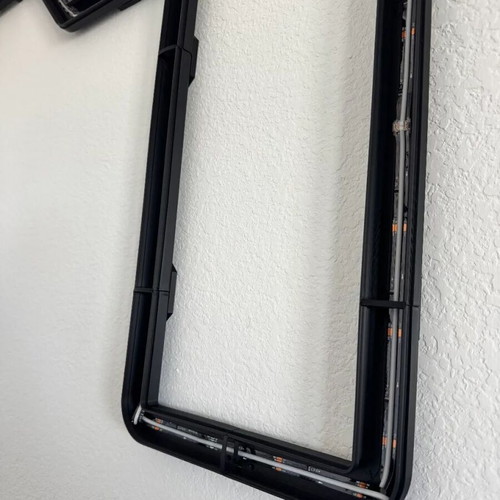 Plastic wall channel for LED strips new