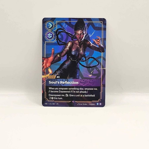 League of Legends Riftbound Vendetta Mel Soul's Reflection card V.1 Rare