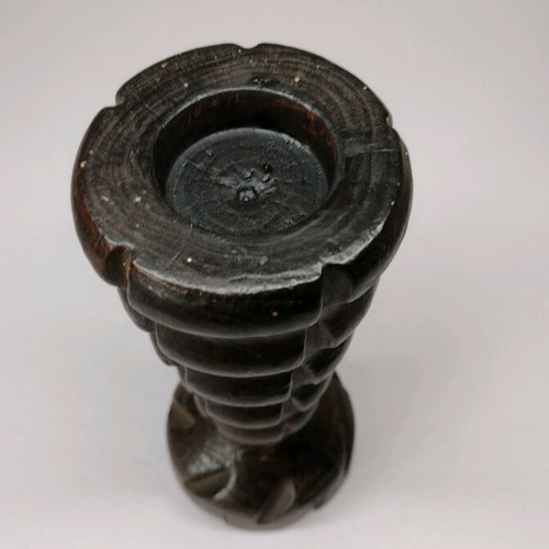 Wooden candlestick like new, origin Spain, height 18 cm