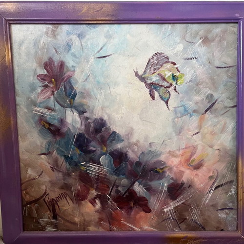 Signed Oil Painting on Canvas used from Gallery Rhodes