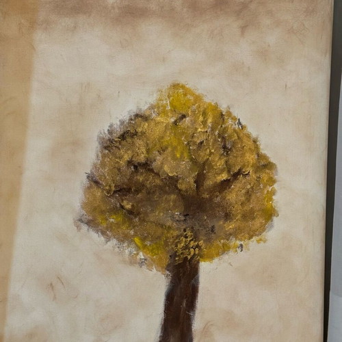 Painting used oil on canvas 50x70 cm authentic