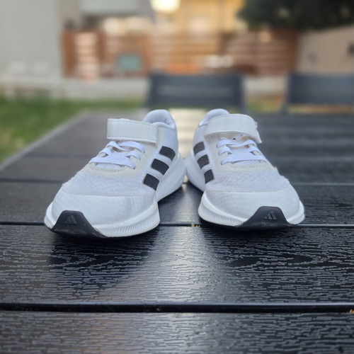 Adidas Runfalcon Kids' Athletic Shoes Size 28 Used White