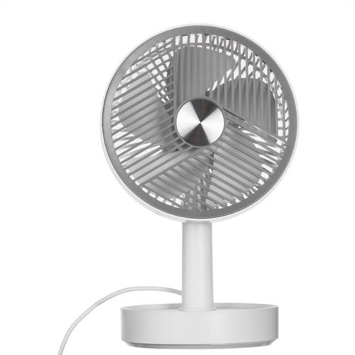 White and gray USB desk fan 4 W Ø13 cm