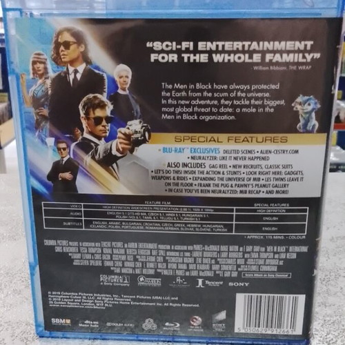 Men in Black: International Blu-Ray like new with Greek subtitles