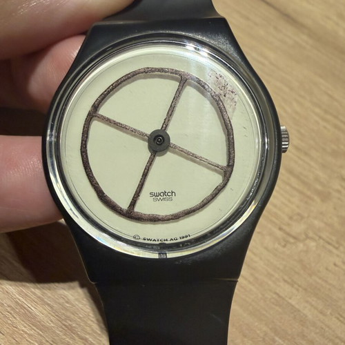 Swatch Gent Special Wheel Animal GZ120 watch like new
