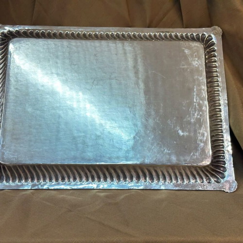 Silver Serving Set 5 Pieces Like New with Artistic Design