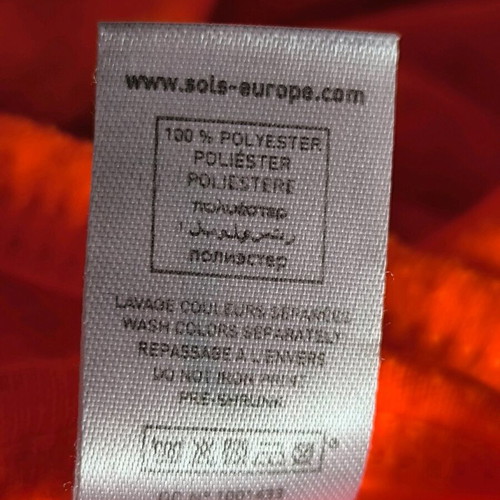 Sportswear shirt used, electric orange, size S-M