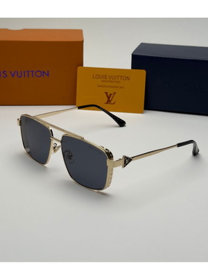 Слънчеви очила Louis Vuitton Classic Gold Frame нови, унисекс, UV400