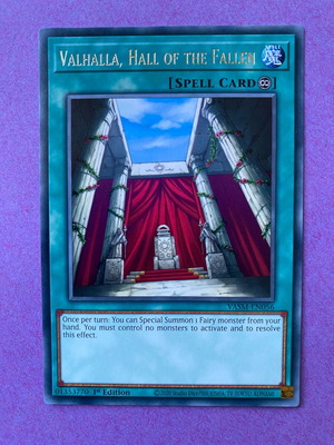Yu-Gi-Oh! Card Valhalla, Hall of the Fallen near mint