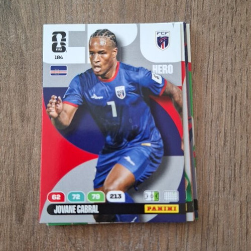 Panini Adrenalyn XL World Cup 2026 Jovane Cabral sticker new