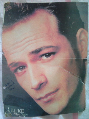 Плакат Beverly Hills с Luke Perry & Jason Priestley, списание Manina