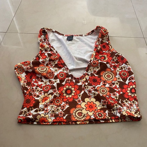 Shein top brown size XS, new