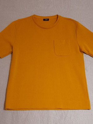 Fendi men's T-shirt new, size S, mustard color