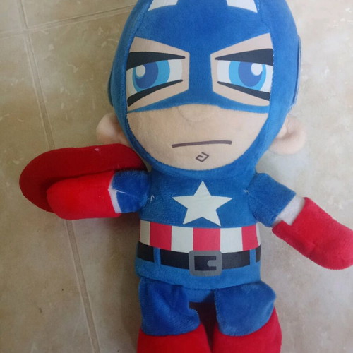 Captain America plush bear like new