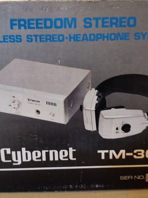 Ασύρματα Ακουστικά Cybernet ΤΜ-301 Vintage Συλλεκτικά καινούργια
