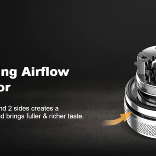 Lindwurm RTA by Vapefly stainless steel, like new